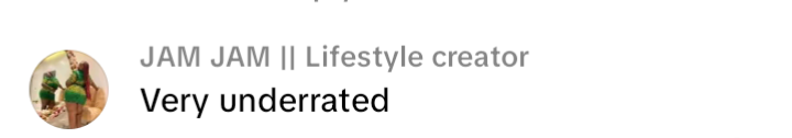 Customer review from JAM JAM: “So underrated!”